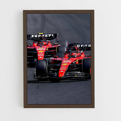 ap-scuderia ferrari-3 cadre Bois foncé