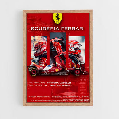 ap-scuderia ferrari-4 cadre Bois clair