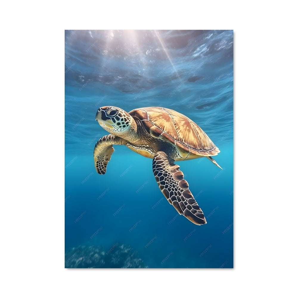 Poster Sea turtle 84319