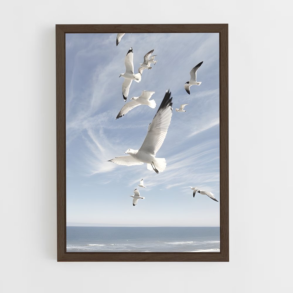 ap-seagull-1 cadre Bois foncé