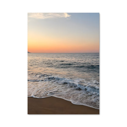 Poster Coucher de Mer Émeraude