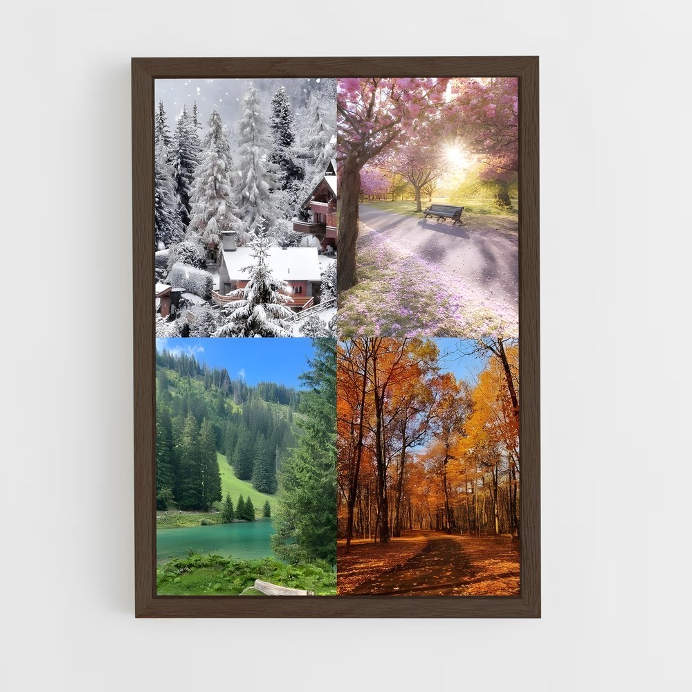 ap-seasons-1 cadre Bois foncé