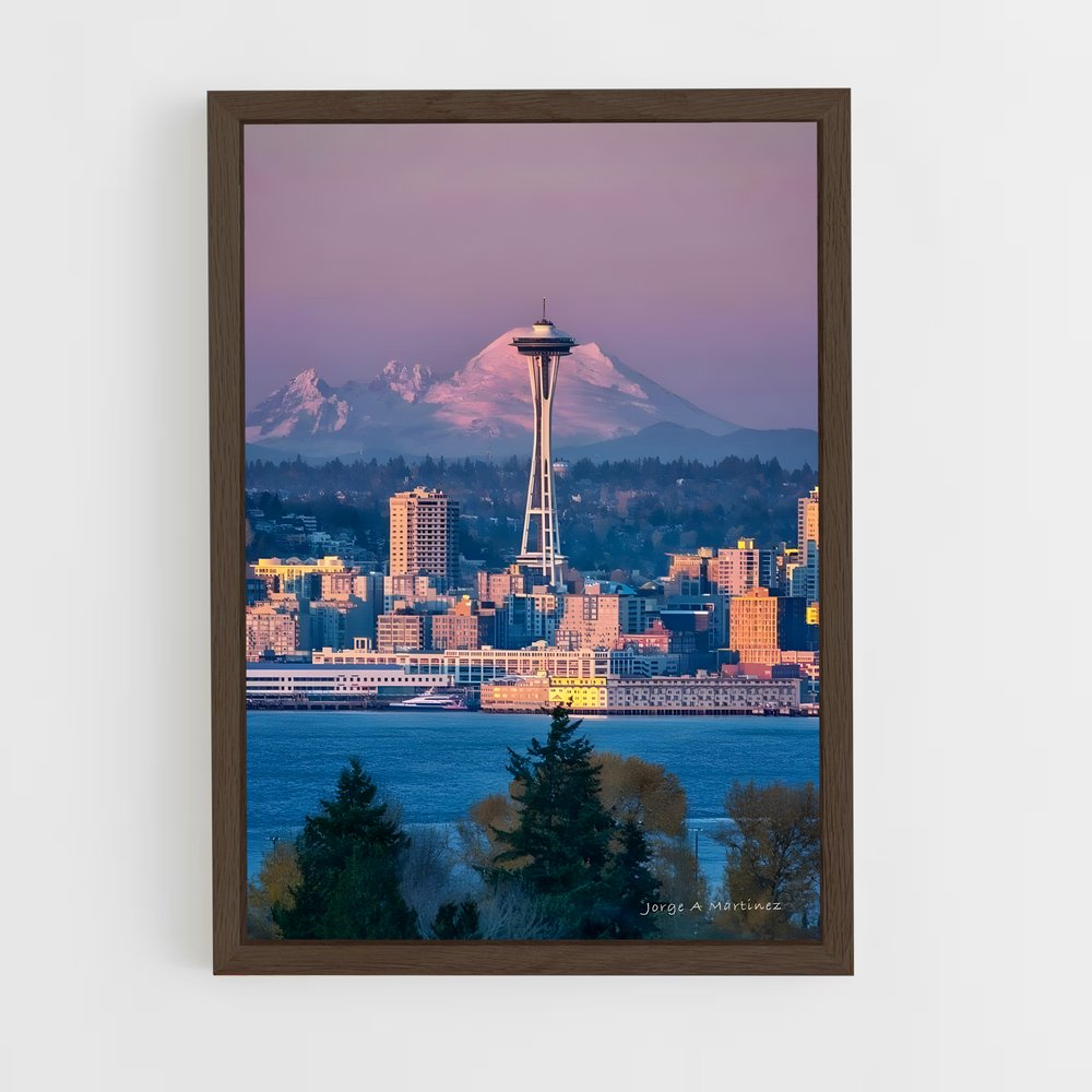 ap-seattle-1 cadre Bois foncé