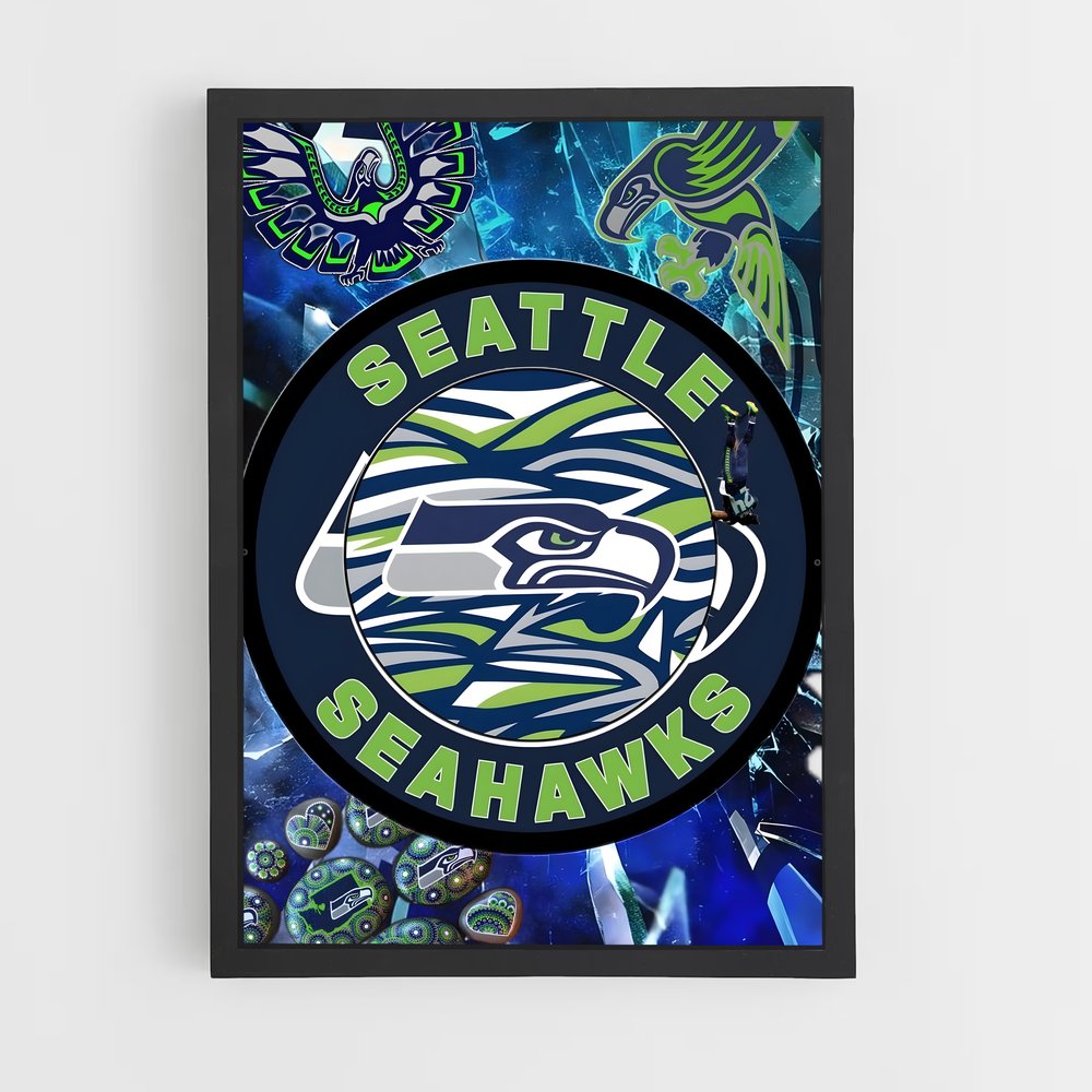 ap-seattle seahawks-2 cadre Noir
