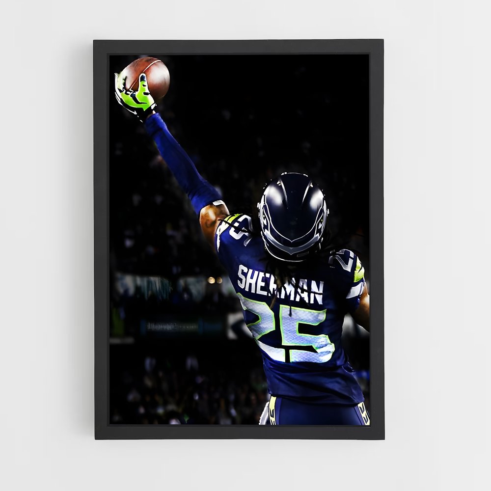 ap-seattle seahawks-3 cadre Noir