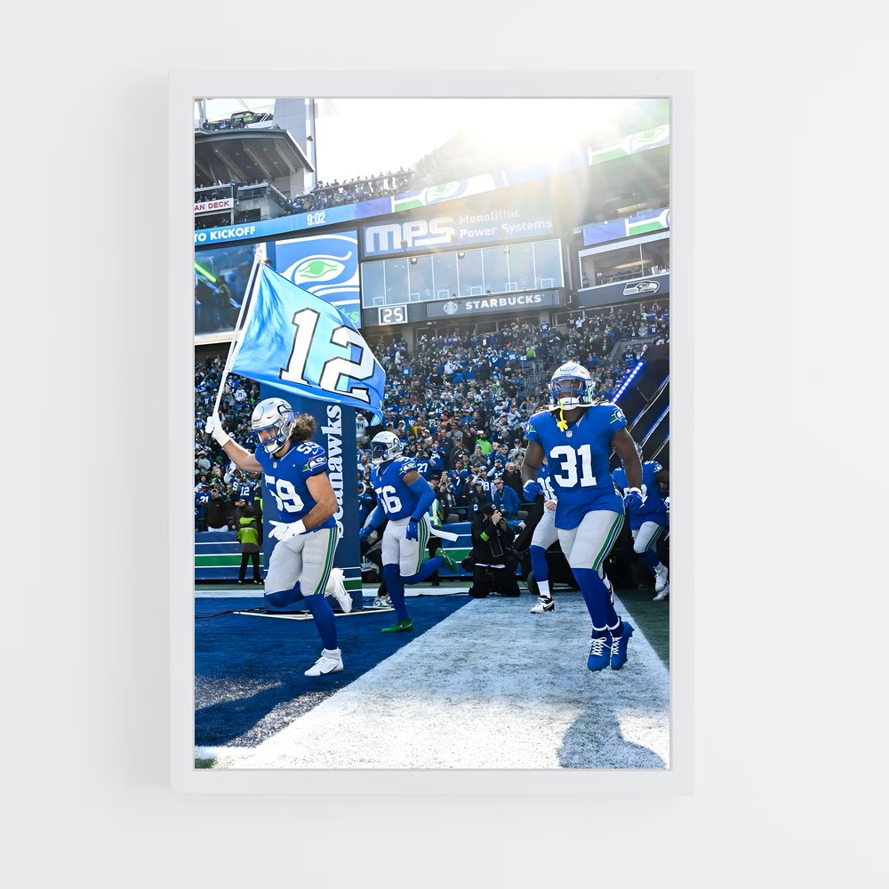 ap-seattle seahawks-5 cadre Blanc