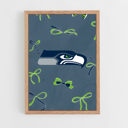 ap-seattle seahawks-8 cadre Bois clair