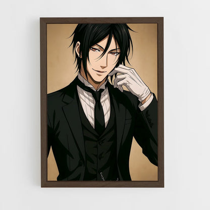 ap-sebastian michaelis-5 cadre Bois foncé