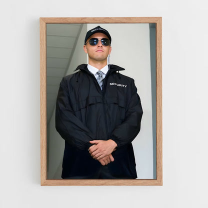 ap-security guard-1 cadre Bois clair