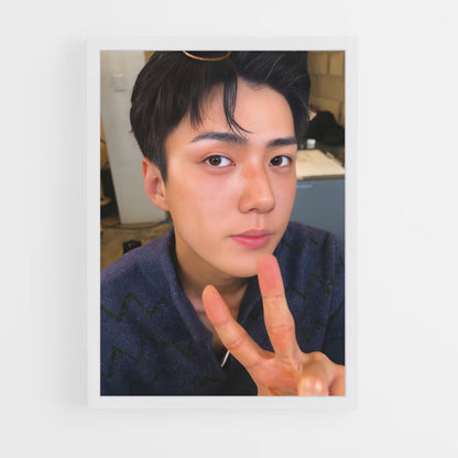 ap-sehun-1 cadre Blanc