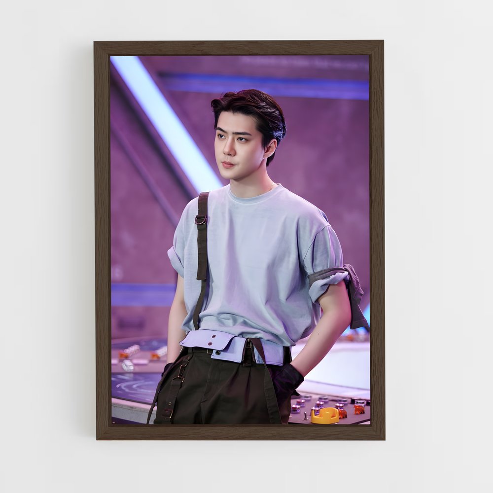 ap-sehun-8 cadre Bois foncé