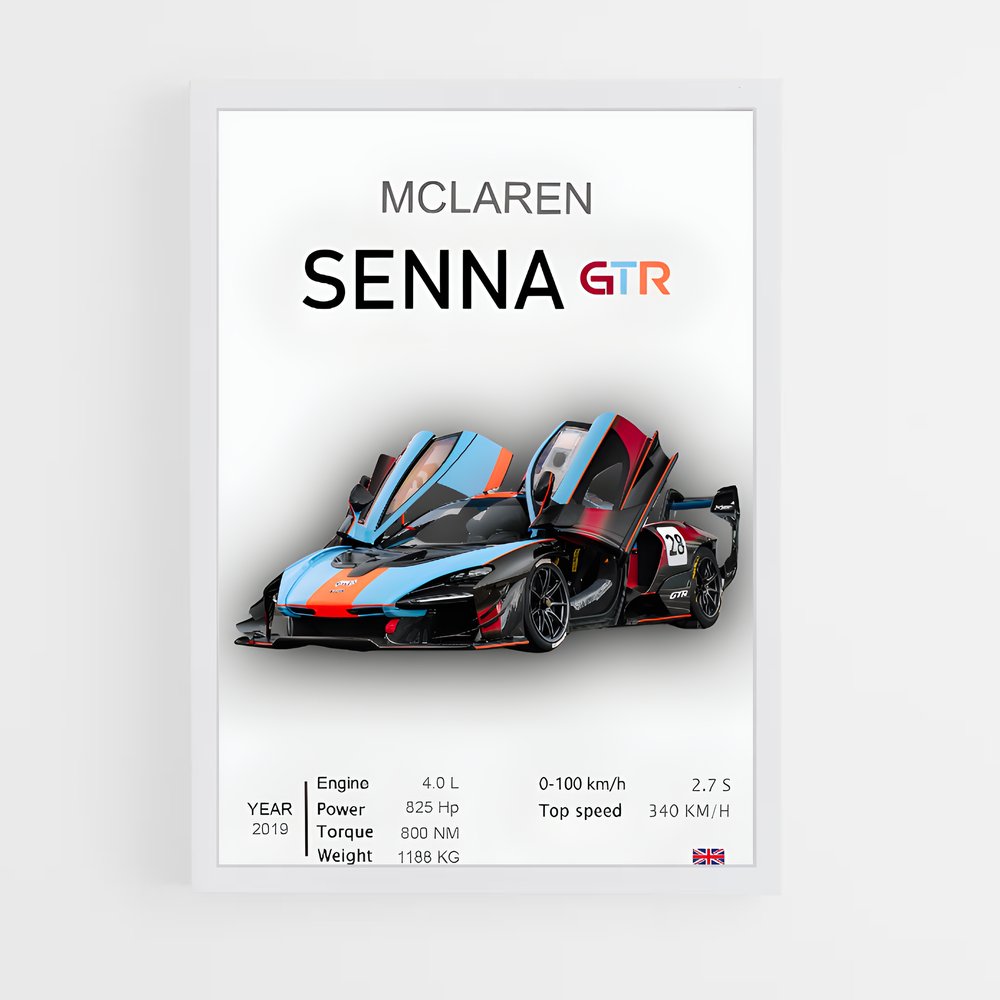 ap-senna gtr-1 cadre Blanc