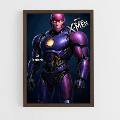 ap-sentinels x-men-3 cadre Bois foncé