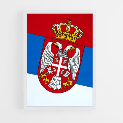 ap-serbia flag-1 cadre Blanc
