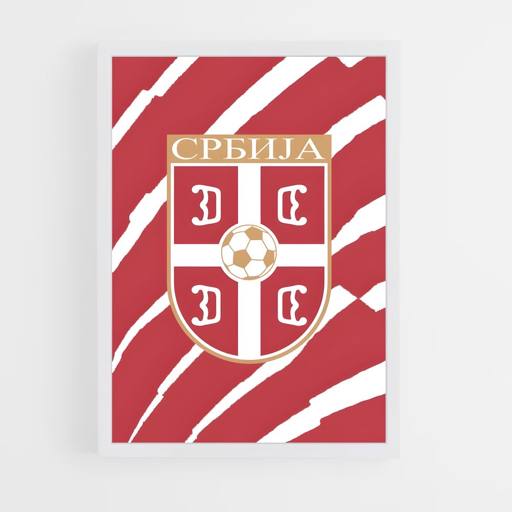 ap-serbia national football team-4 cadre Blanc