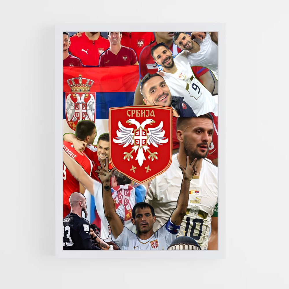 ap-serbia national football team-6 cadre Blanc