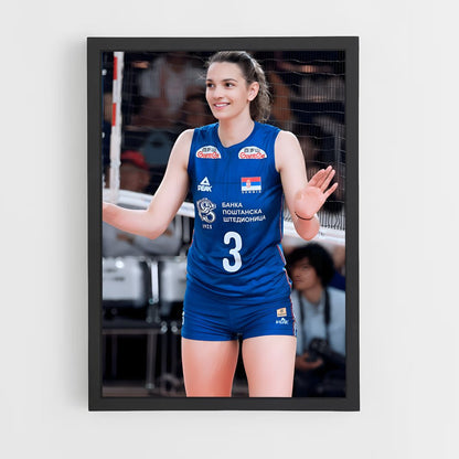 ap-serbia national volleyball team-1 cadre Noir