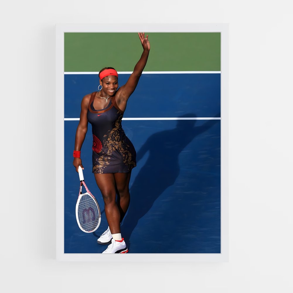ap-serena williams-10 cadre Blanc
