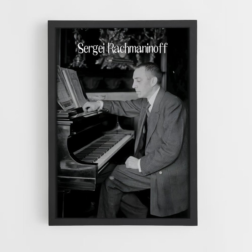 ap-sergei rachmaninoff-3 cadre Noir