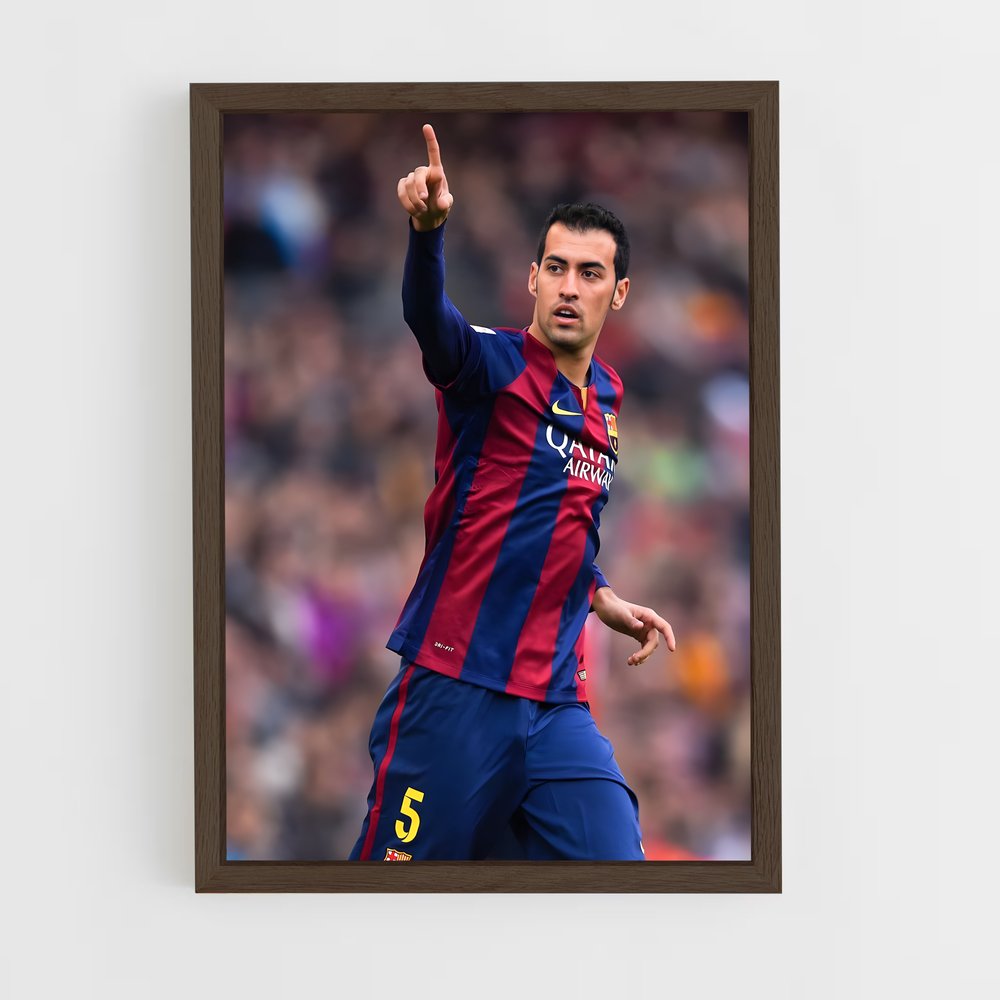 ap-sergio busquets-1 cadre Bois foncé