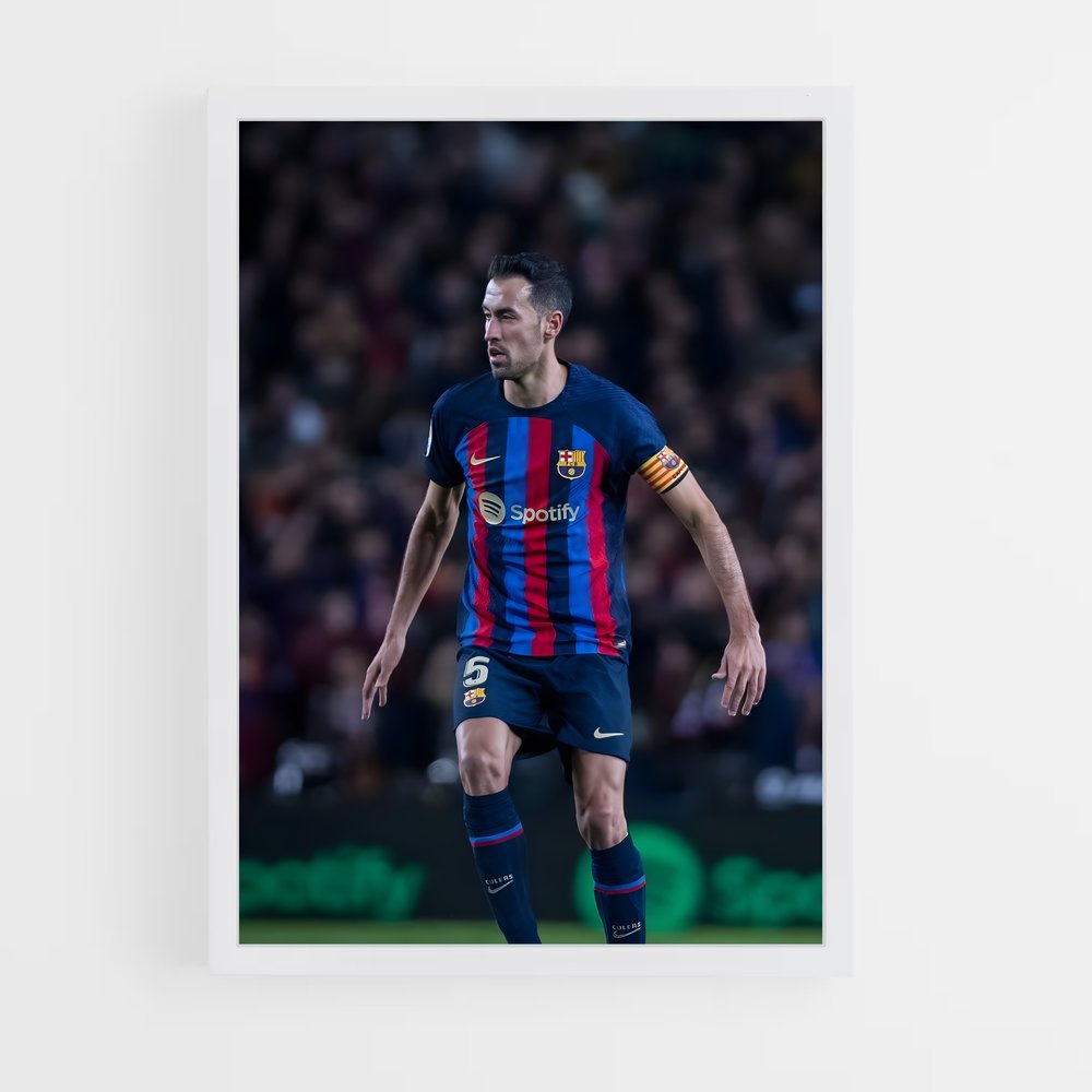ap-sergio busquets-10 cadre Blanc