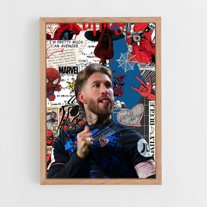 ap-sergio ramos-4 cadre Bois clair
