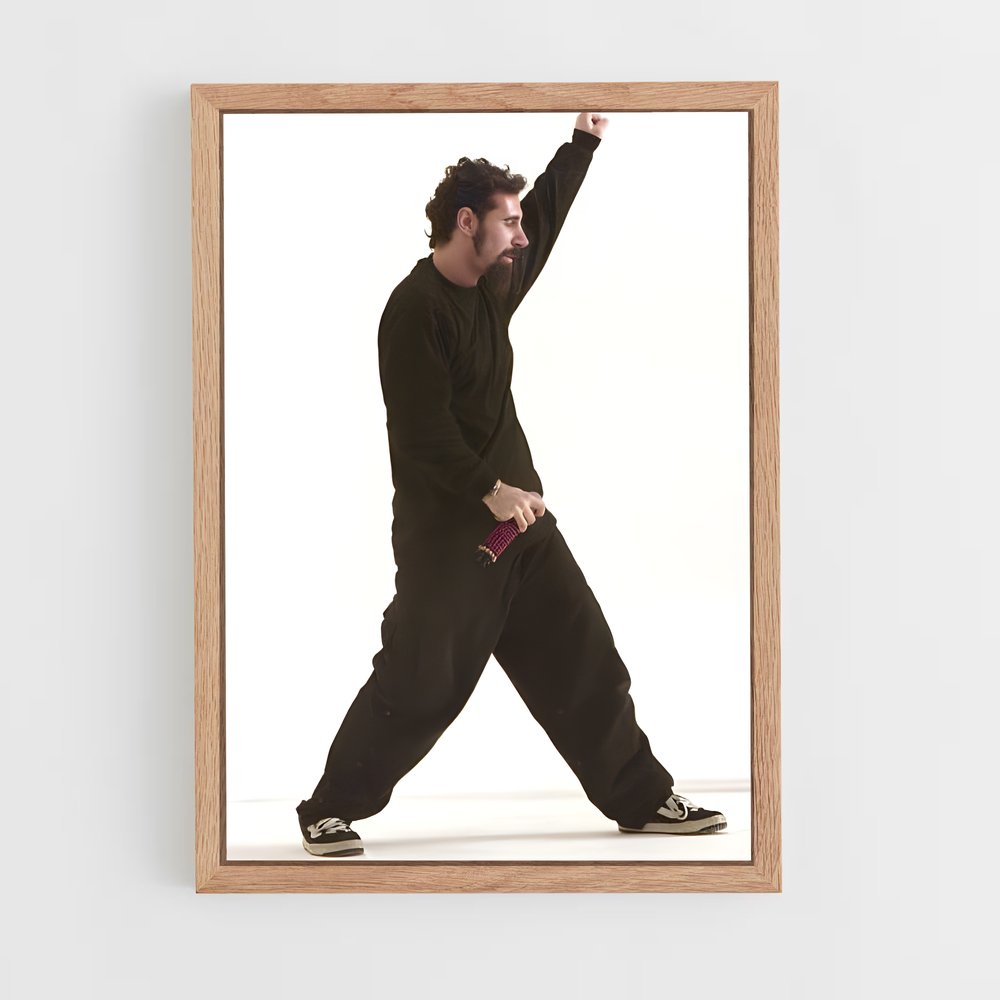 ap-serj tankian-1 cadre Bois clair