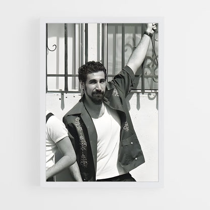 ap-serj tankian-3 cadre Blanc