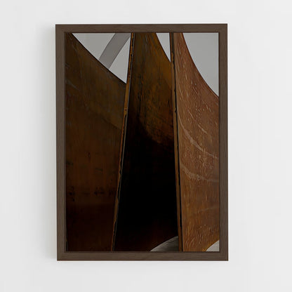 ap-serra tilted arc-2 cadre Bois foncé