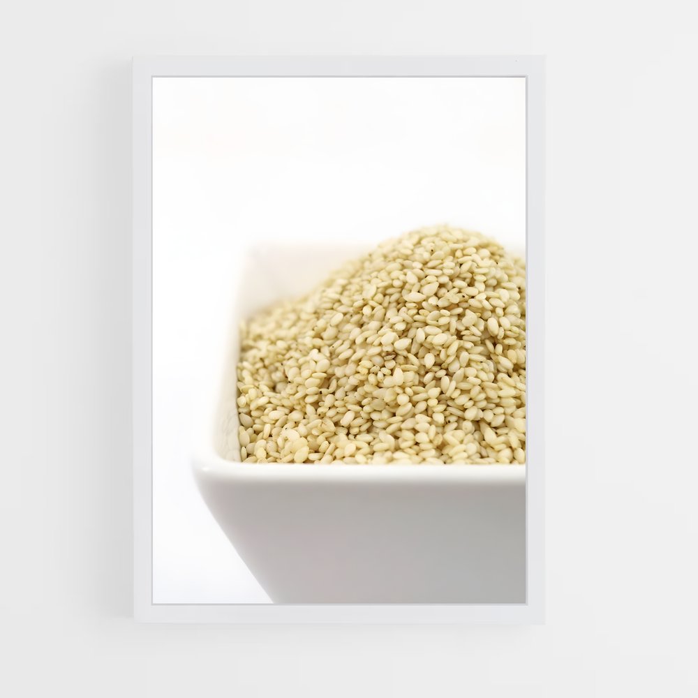 ap-sesame seeds-2 cadre Blanc