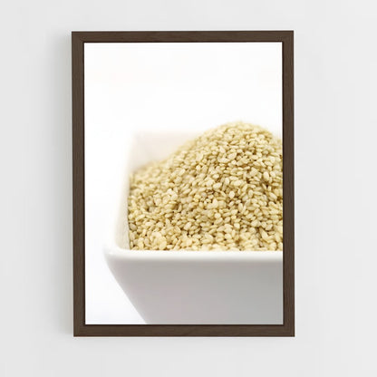 ap-sesame seeds-2 cadre Bois foncé