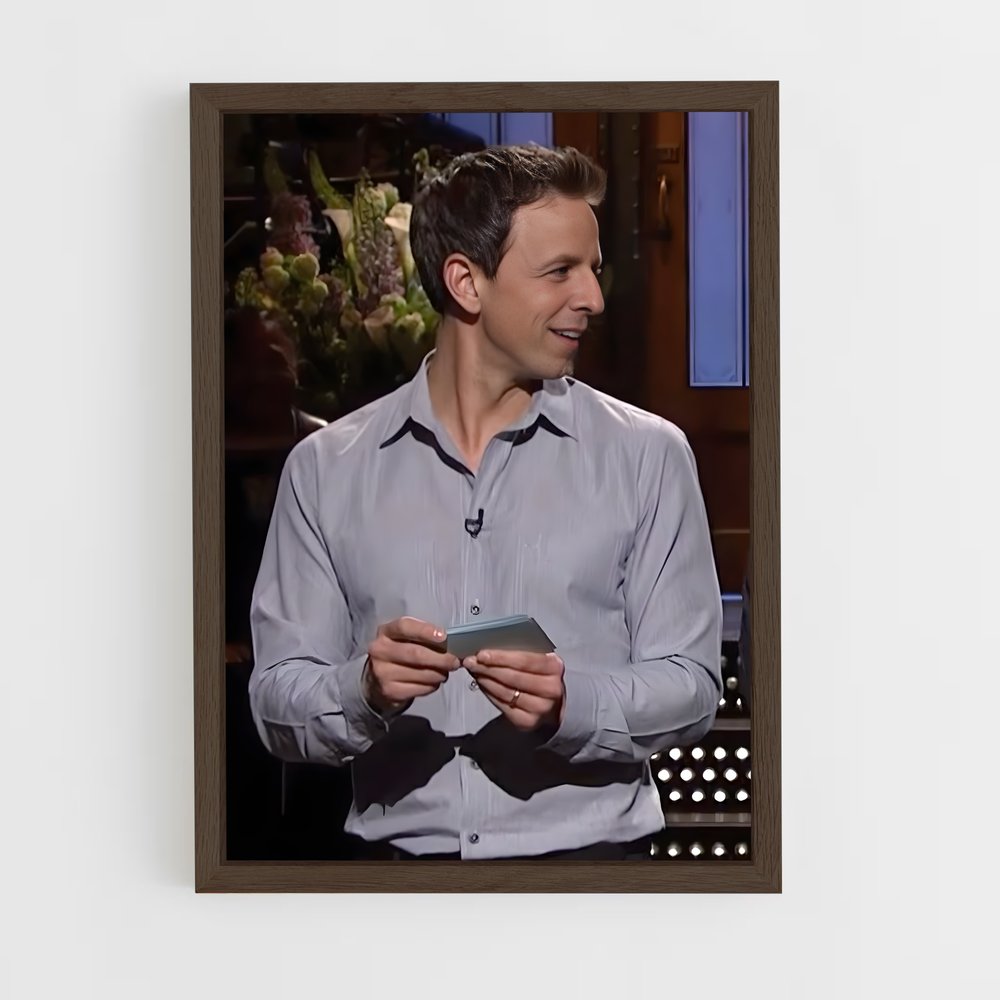 ap-seth meyers-3 cadre Bois foncé