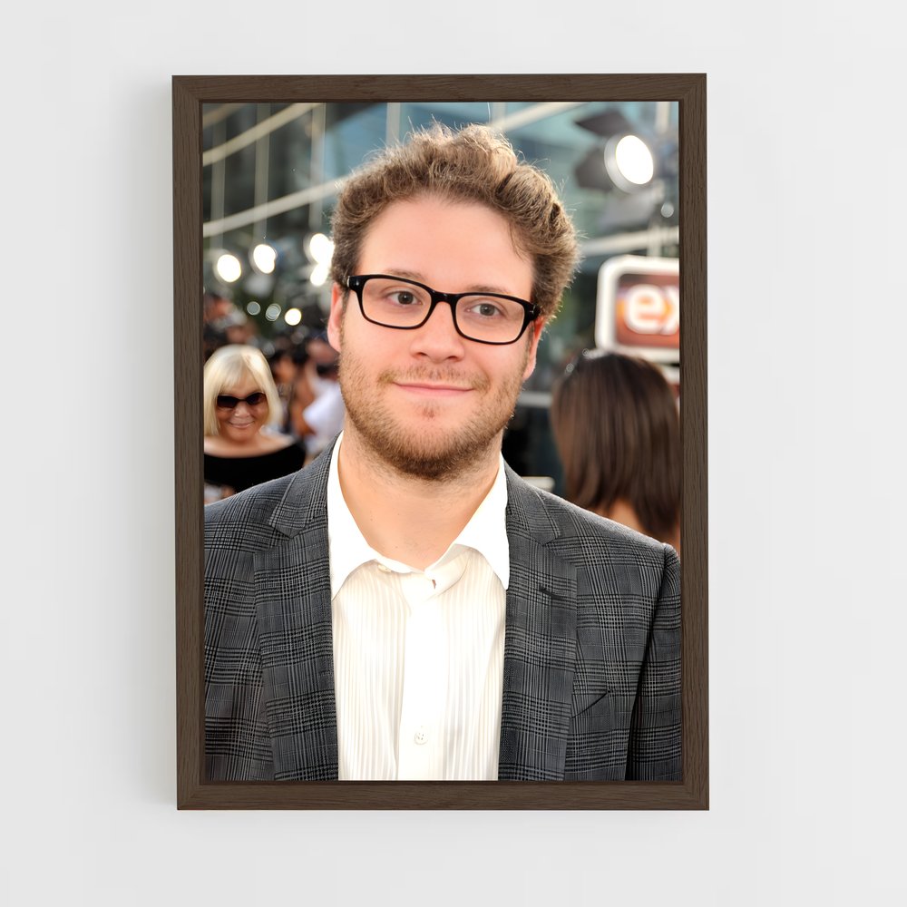 ap-seth rogen-2 cadre Bois foncé