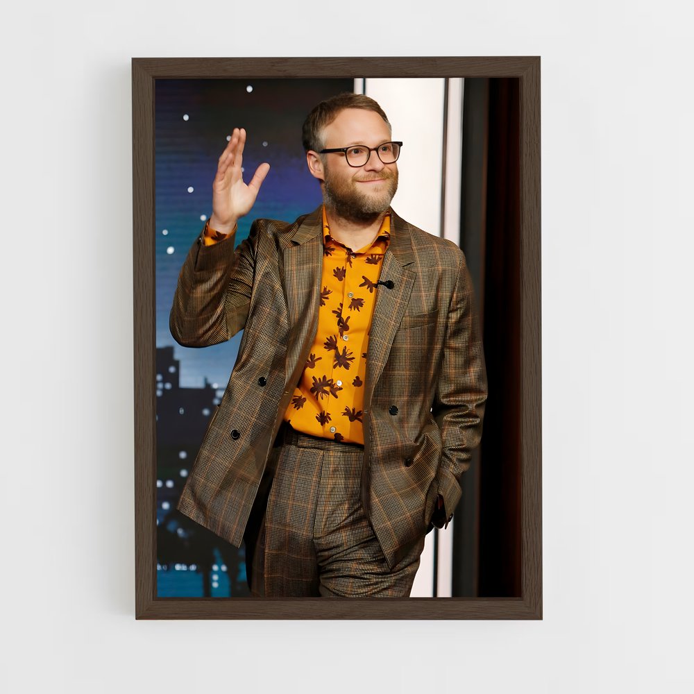 ap-seth rogen-6 cadre Bois foncé
