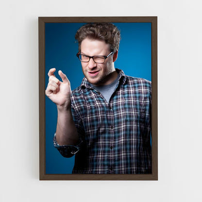 ap-seth rogen-7 cadre Bois foncé