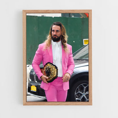 ap-seth rollins-7 cadre Bois clair