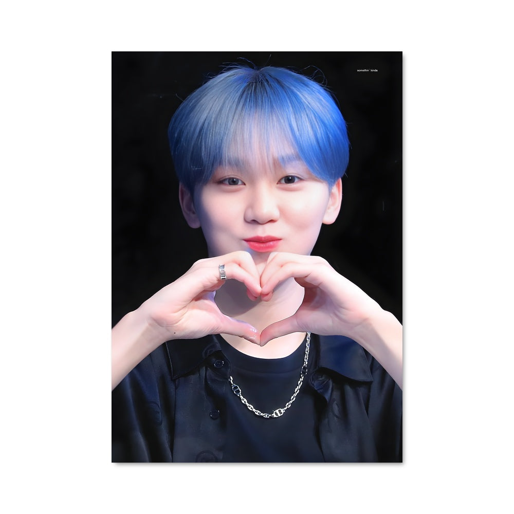 Poster Blue Heart
