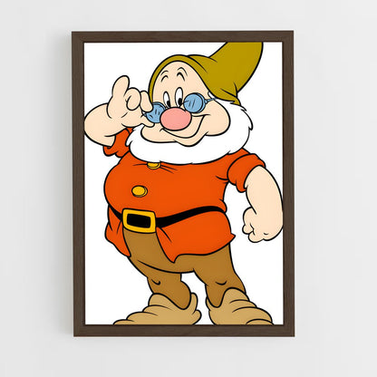 ap-seven dwarfs-1 cadre Bois foncé