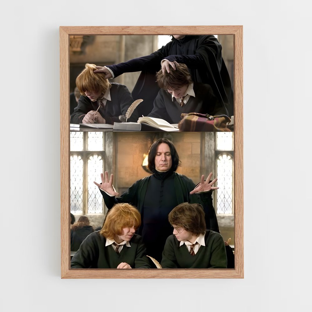 ap-severus snape-1 cadre Bois clair
