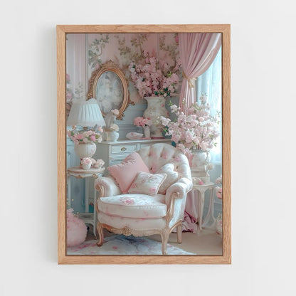 ap-shabby chic-6 cadre Bois clair