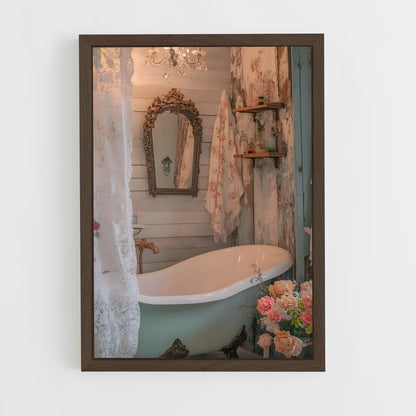 ap-shabby chic-9 cadre Bois foncé