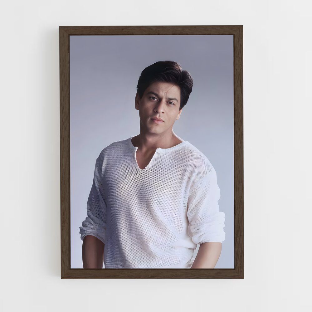 ap-shah rukh khan-4 cadre Bois foncé