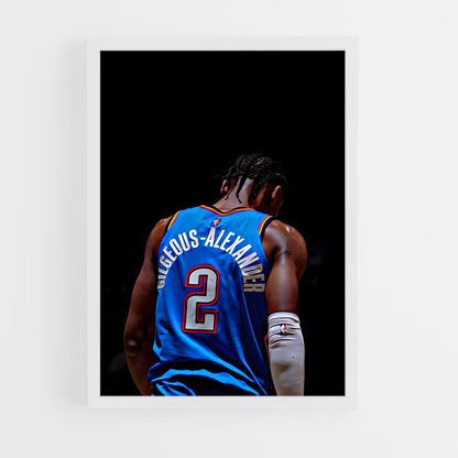 ap-shai gilgeous-alexander-1 cadre Blanc