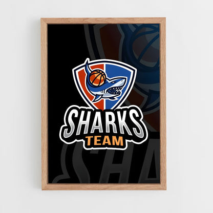 ap-shanghai sharks basketball-1 cadre Bois clair
