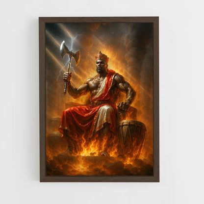 ap-shango-12 cadre Bois foncé