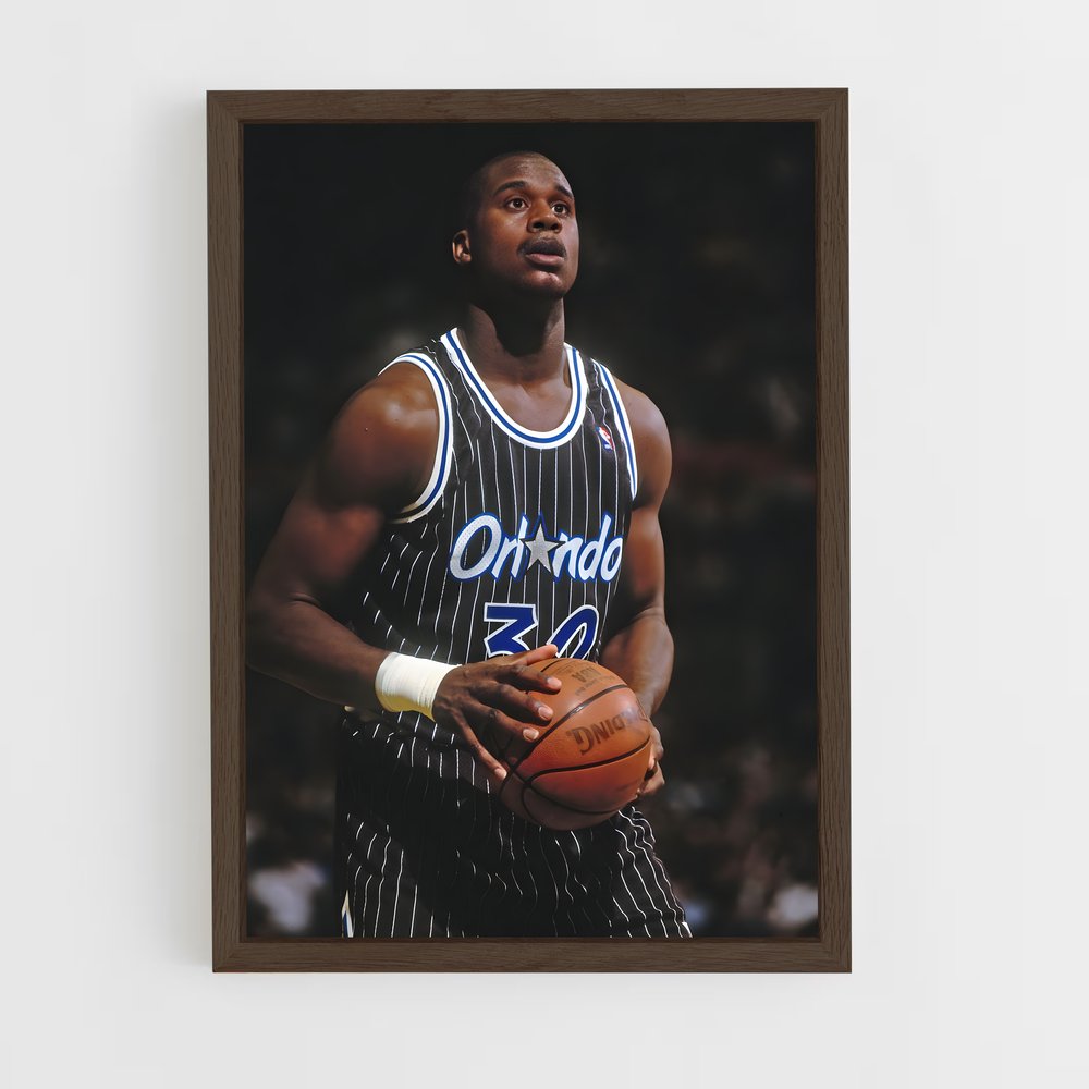 ap-shaquille o'neal-5 cadre Bois foncé