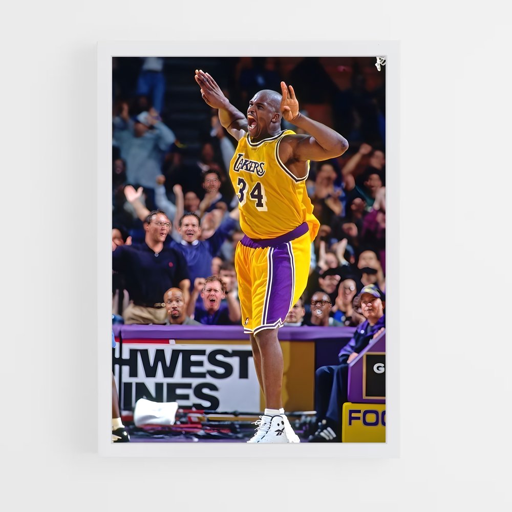 ap-shaquille o'neal-7 cadre Blanc
