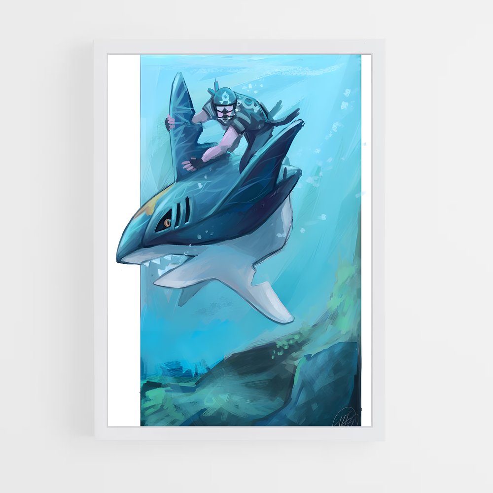 ap-sharpedo-3 cadre Blanc
