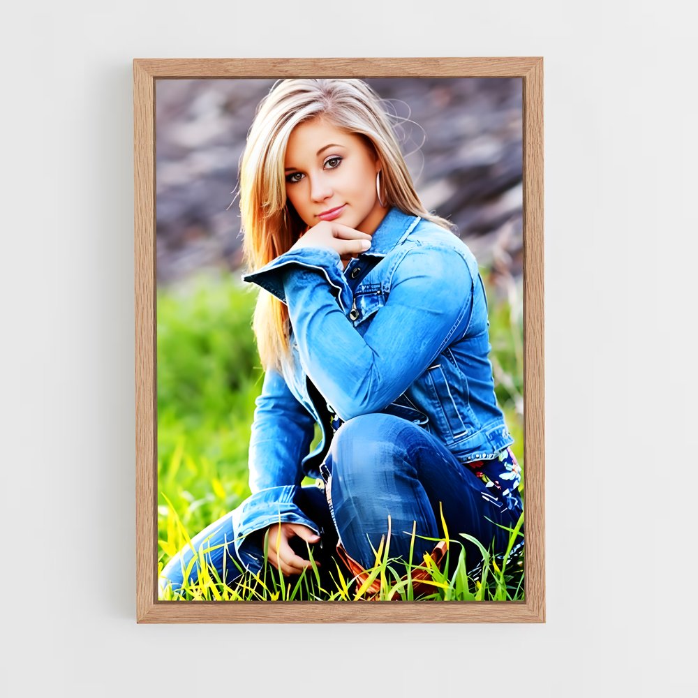 ap-shawn johnson-1 cadre Bois clair
