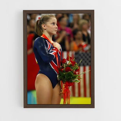 ap-shawn johnson-5 cadre Bois foncé